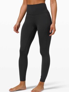Lululemon Align High Rise Pant legging Pockets 25" Black size 6